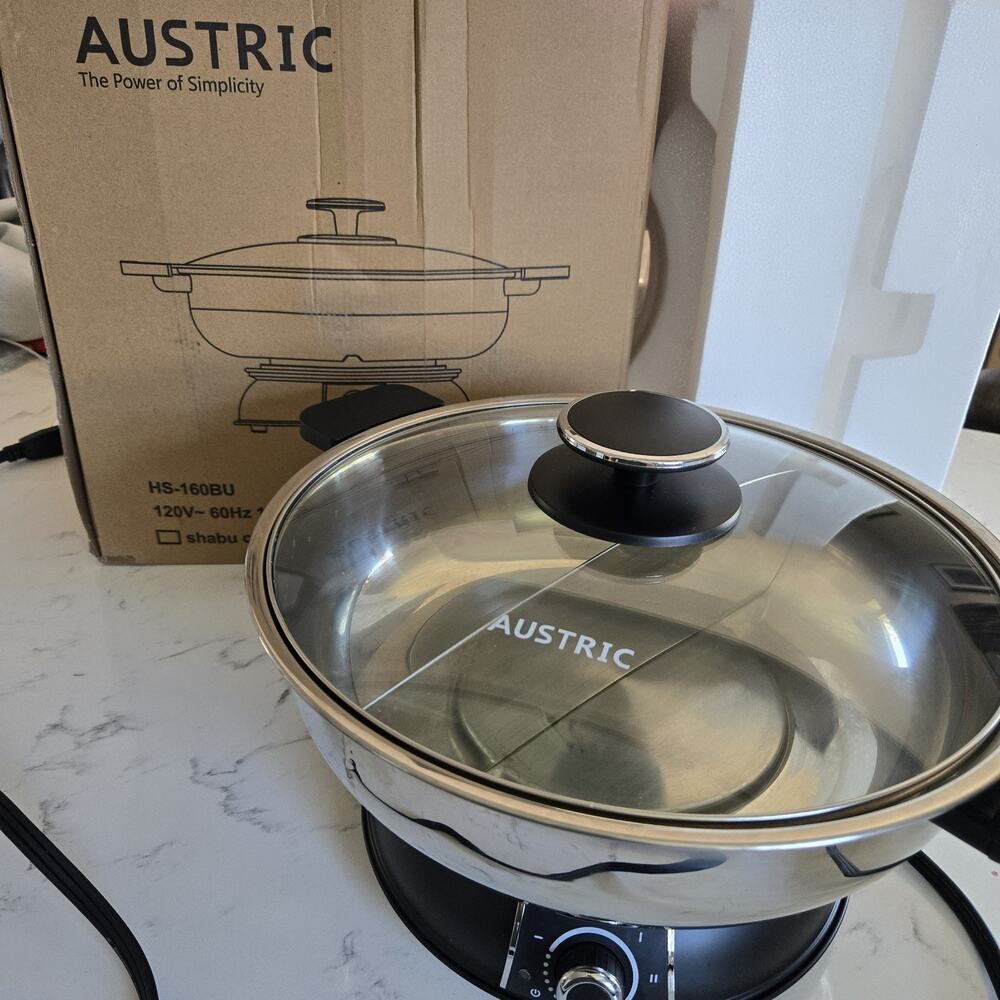 Electric Shabu Shabu/Hot Pot with Divider